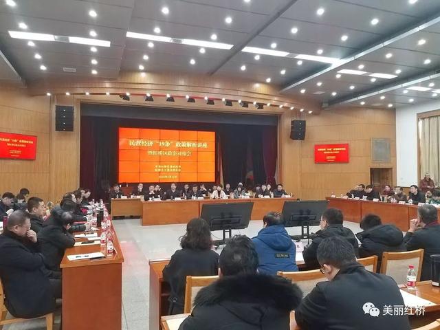 红桥区举办民营经济“19条”政策解析讲座暨政企对接会